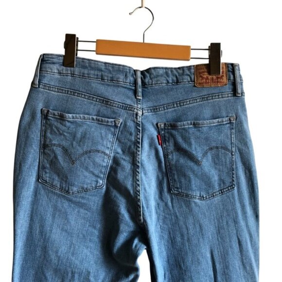 Levi’s 721 High Rise Skinny Jeans Azure Glow Light Wash Size 32 - Picture 9 of 16